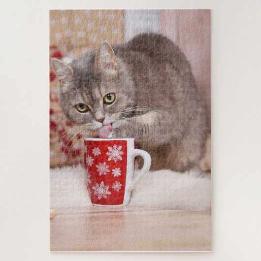 Cute Cat Puzzle Legpuzzel (Verticaal)