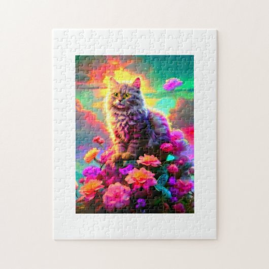 Cute Cat Puzzle Legpuzzel (Verticaal)