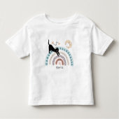 Cute Cat Rainbow Unicorn - Aangepaste naam Kinder Shirts (Voorkant)