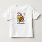 Cute Cat Riding Chocolate Milk Carton Kawaii Art Kinder Shirts (Voorkant)