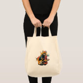 cute cat rocks tar design  tote bag (Voorkant (product))