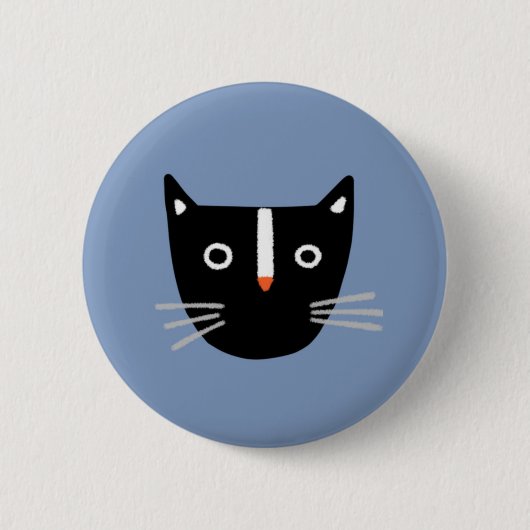 Cute Cat Ronde Button 5,7 Cm (Voorkant)
