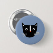 Cute Cat Ronde Button 5,7 Cm (Voorkant /achterkant)