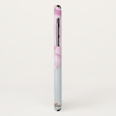 Cute Cat roze pluim Case-Mate iPhone Case (Achterkant/links)