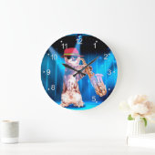 Cute Cat Saxophonist Grote Klok (Huis)