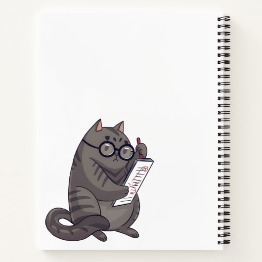 Cute Cat Schemes Notitieboek (Achterkant)