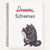 Cute Cat Schemes Notitieboek (Voorkant)