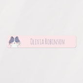 Cute Cat School Preschool Daycare Labels (Design 1)