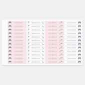 Cute Cat School Preschool Daycare Labels (Vel)