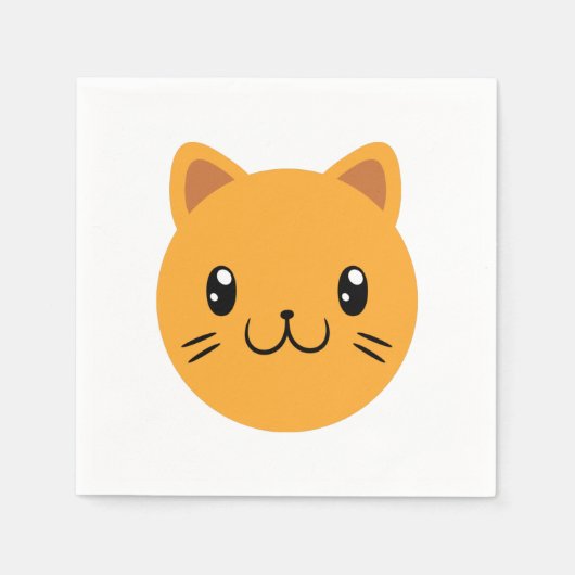 Cute Cat Servet (Voorkant)