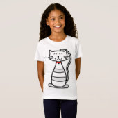 Cute Cat Shirt (Voorkant volledig)
