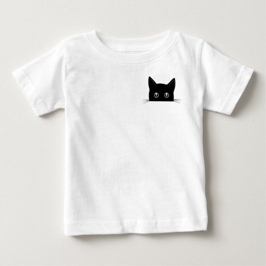 Cute Cat Shirt, kattenhiding in zakje Shirt (Voorkant)