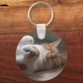 Cute Cat slaapSleutelhanger Sleutelhanger (Voorkant)