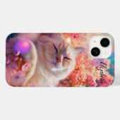 Cute cat slapen Case-Mate iPhone case (Achterkant (horizontaal))