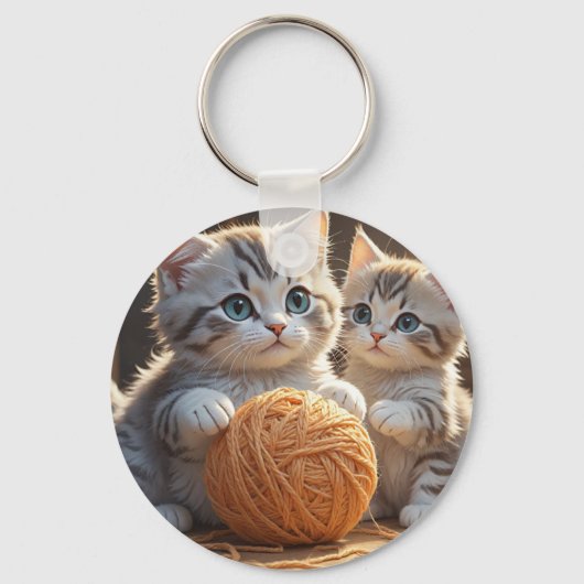 Cute Cat Sleutelhanger (Voorkant)
