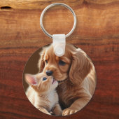 Cute Cat Sleutelhanger (Achterkant)
