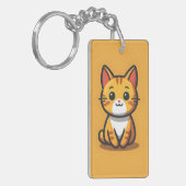 Cute Cat Sleutelhanger (Voorkant Links)