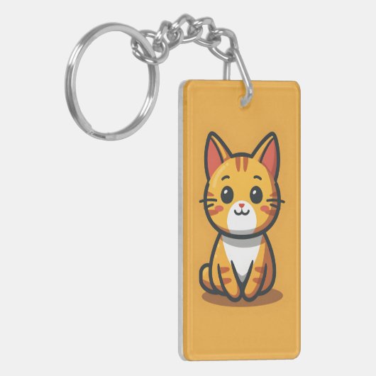 Cute Cat Sleutelhanger (Voorkant Links)