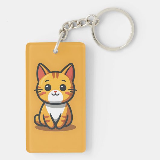 Cute Cat Sleutelhanger (achterkant)