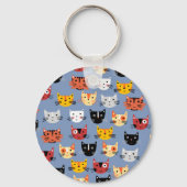 Cute Cat Sleutelhanger (Achterkant)