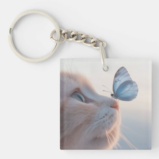 Cute Cat Sleutelhanger (voorkant)