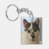 Cute Cat Sleutelhanger (Voorkant Links)