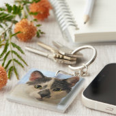Cute Cat Sleutelhanger (Voorkant Rechts)