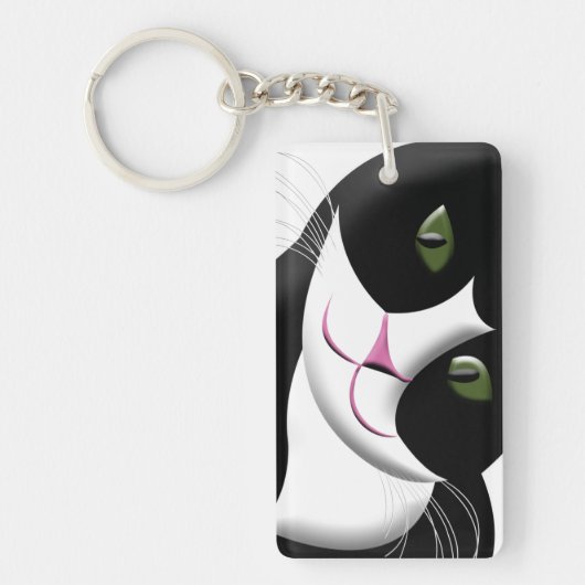 Cute Cat Sleutelhanger (Voorkant)