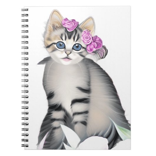 Cute Cat Spiral Notitieboek (Voorkant)
