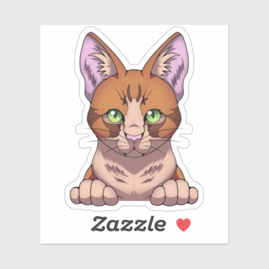 Cute Cat Sticker (Vel)