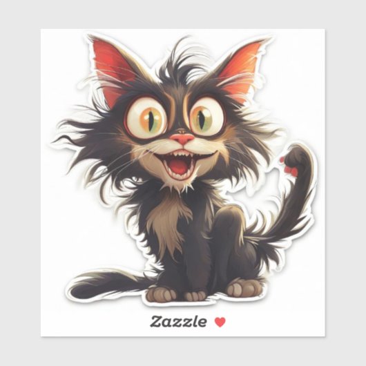 Cute Cat Sticker (Vel)