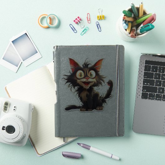 Cute Cat Sticker (iPad Cover)