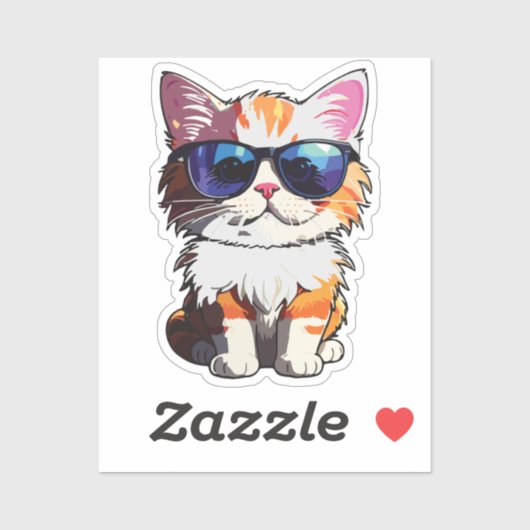 cute cat sticker (Vel)