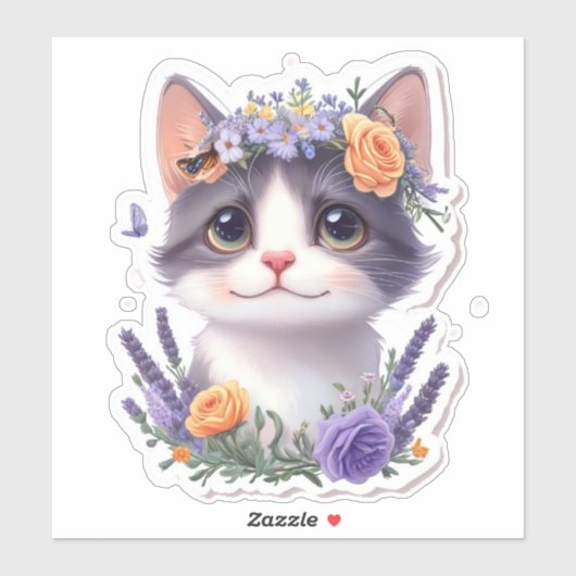 Cute Cat Sticker (Vel)
