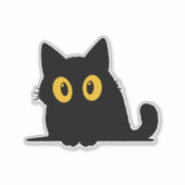 Cute Cat Sticker – Adorable Design (Voorkant)