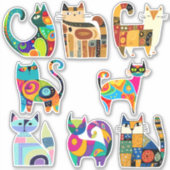 Cute Cat Stickers (Voorkant)