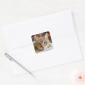 Cute Cat-stickers Vierkante Sticker (Envelop)