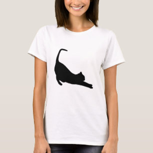 Cute Cat Stretching T-shirt