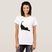 Cute Cat Stretching T-shirt (Voorkant volledig)