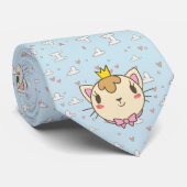 Cute Cat Stropdas (Opgerold)