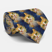 Cute Cat Stropdas (Opgerold)