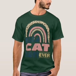Cute Cat Stuff Animal Leopard Rainbow Best Cat Ma T-shirt
