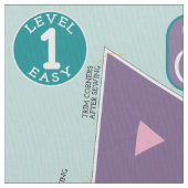 Cute Cat Stuffed Animal Sewing Pattern Aangepaste  Stof (Close Up)