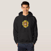 Cute Cat Sunflower Cat Hoodie (Voorkant volledig)