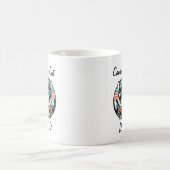  Cute Cat Sunglasses Personalize Koffiemok (Center)