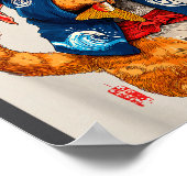 Cute Cat Sushi Japanese Food Anime Graphic Tees Me Poster (Hoek)