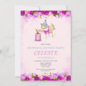 Cute Cat Swipting bij Cake met pinda's en glitter Kaart (Voorkant)