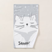 Cute cat, symbool van 2023. handdoek (Handdoek)
