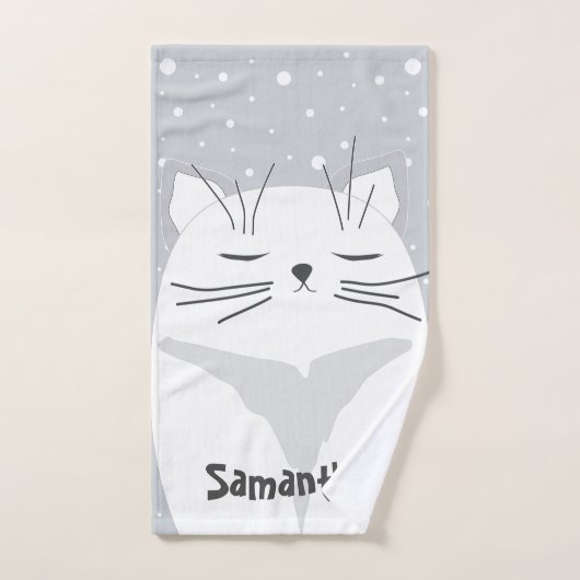 Cute cat, symbool van 2023. handdoek (Handdoek)