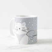 Cute cat, symbool van 2023. koffiemok (Voorkant links)